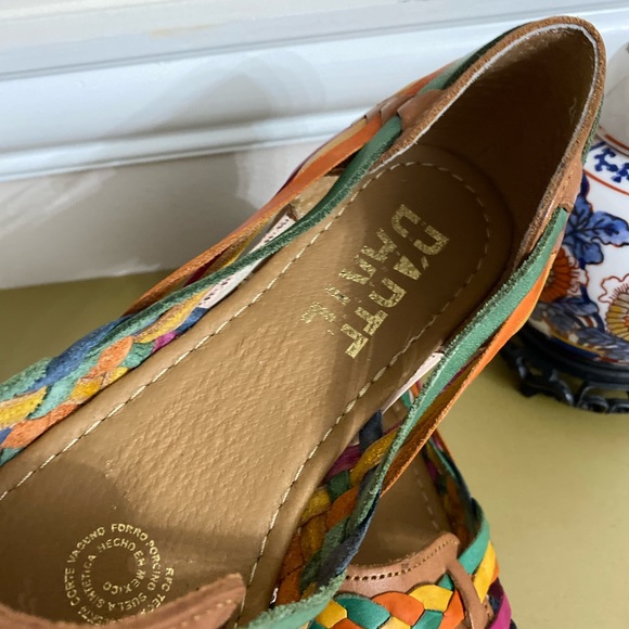 Handmade Mexican Leather Slip On Shoes - Picture 4 of 7